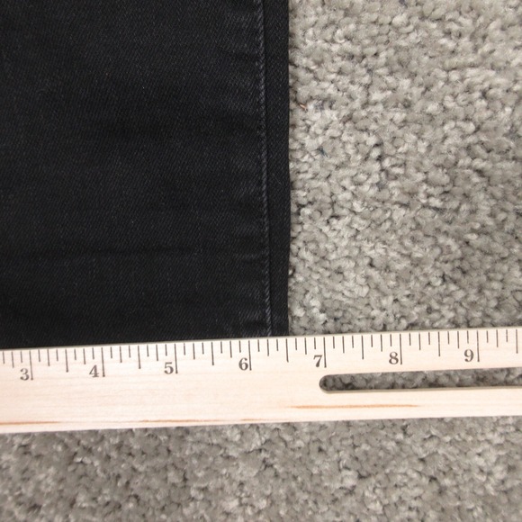 Denim & Supply Ralph Lauren Jeans Mens 33x30 Black Low Skinny Faded Denim Pants - Picture 3 of 9